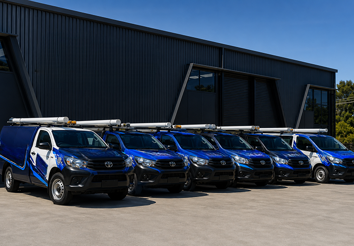 Fleet of Canterbury Blocked Drains plumbing vans