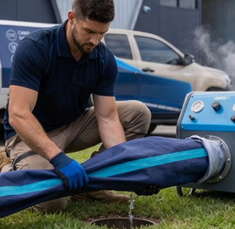 Stormwater drain cleaning